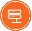 Website hosting and maintenance Icon